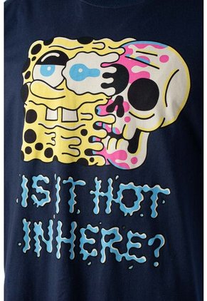 Camiseta De Bob Esponja Oversized Fit Para Hombre S