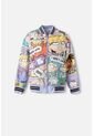 Chaqueta De Los Rugrats Multicolor Impermeable Para Mujer XS de Nickelodeon