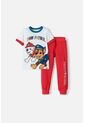 Conjunto De Paw Patrol Blanco Y Rojo De Manga Corta Para Niño 2T A 5T 5T de Nickelodeon