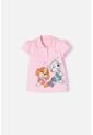 Camiseta Tipo Polo De Paw Patrol Rosada Para Niña 2T A 6T 4T de Nickelodeon