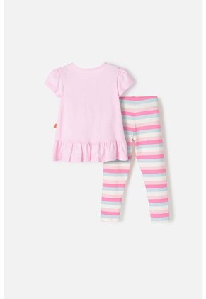 Conjunto De Paw Patrol Con Leggins Rosado Para Niña 2T A 5T 5T
