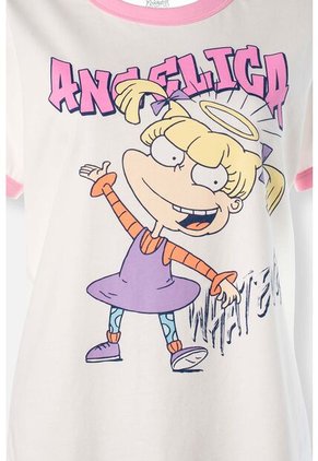 Camiseta De Los Rugrats Regular Fit Para Mujer XS