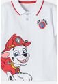 Camiseta Tipo Polo De Paw Patrol Blanco Para Niño 2T A 6T 3T de Nickelodeon