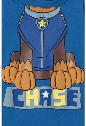 Camiseta De Paw Patrol Azul Manga Corta Para Niño 2T A 5T 5T