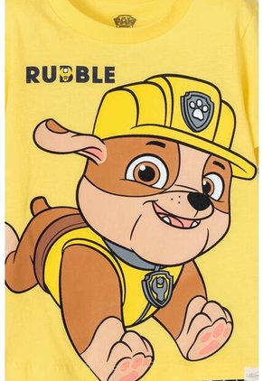 Pijama De Paw Patrol De Pantalón Largo Amarilla Y Azul Para Niño 2T A 5T 5T