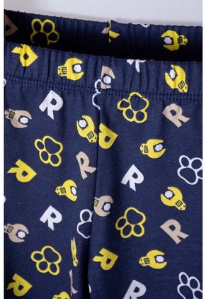 Pijama De Paw Patrol De Pantalón Largo Amarilla Y Azul Para Niño 2T A 5T 5T
