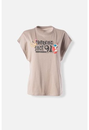 Camiseta De Nickelodeon Regular Fit Para Mujer L
