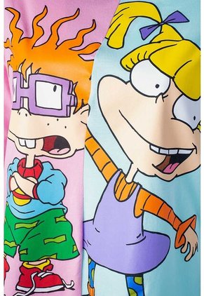 Camiseta De Los Rugrats Regular Fit Para Mujer L