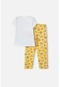 Pijama De Bob Esponja Pntalón Largo Amarillo Y Blanco Para Niña 10 de Nickelodeon