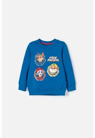 Buzo De Paw Patrol Cerrado Azul Para Niño 2T A 6T 3T Nickelodeon