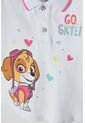 Camiseta De Paw Patrol Blanca Tipo Polo Para Niña 2T A 5T 4T de Nickelodeon
