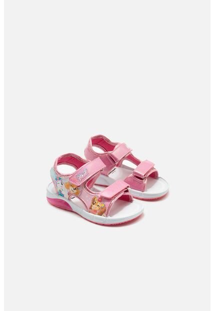 Sandalia Con Luces De Paw Patrol Rosadas Para Niña 24