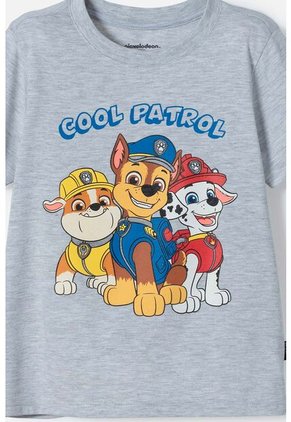 Conjunto De Paw Patrol Rojo Y Gris Jaspe Para Niño 2T A 6T 4T