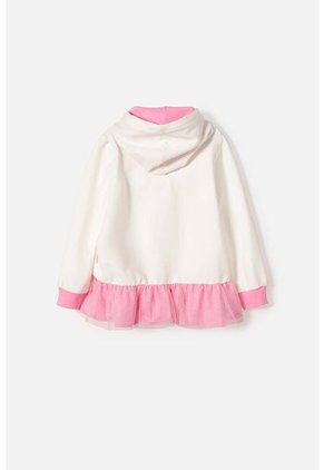 Buzo De Paw Patrol Con Cierre Marfil Y Rosado Para Niña 2T A 6T 5T