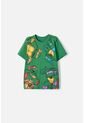 Camiseta De Las Tortugas Ninja Manga Corta Verde Para Niño 12 de Nickelodeon