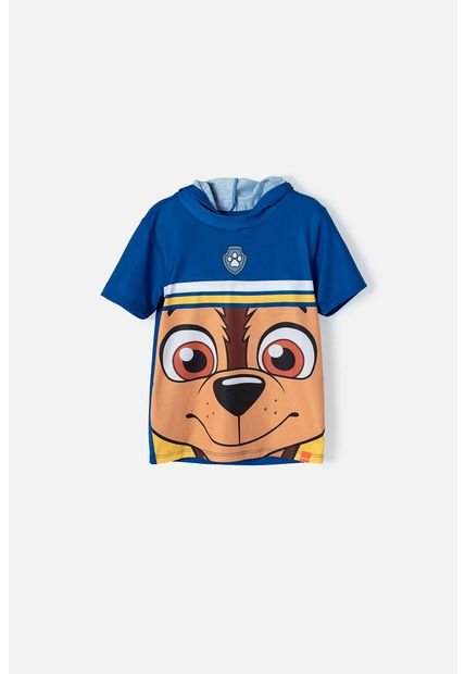 Camiseta De Paw Patrol Azul Con Capucha Para Niño 2T A 5T 5T