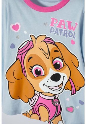 Pijama De Paw Patrol Manga Larga Multicolor Para Niña 2T A 5T 4T