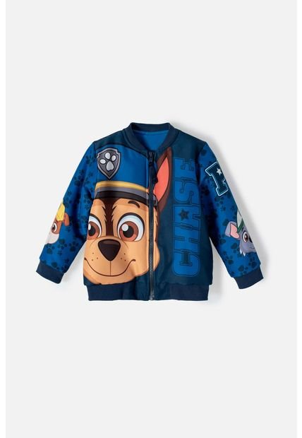 Chaqueta De Paw Patrol Estampada Azul Para Niño De 2T A 5T 3T