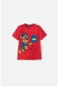 Camiseta De Paw Patrol Manga Corta Rojo Para Niño 2T A 5T 4T de Nickelodeon