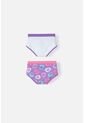 Pack X2 Panties Paw Patrol Blanco Y Morado Para Niña De 2T A 5T 2T de Nickelodeon