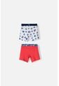 Pack X2 Boxer De Paw Patrol Rojo Y Blanco Para Niño 2T A 6T 3T de Nickelodeon