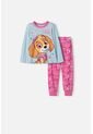Pijama De Paw Patrol Manga Larga Multicolor Para Niña 2T A 5T 3T de Nickelodeon