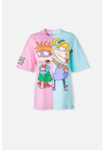Camiseta De Los Rugrats Regular Fit Para Mujer XS