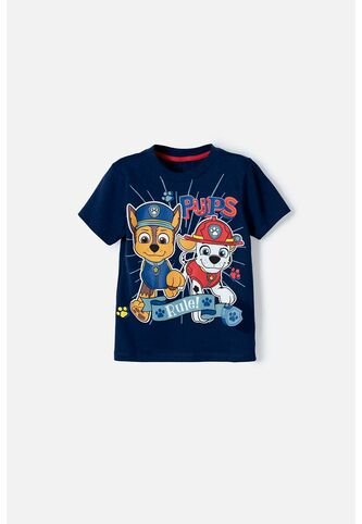 Camiseta De Paw Patrol Estampada Azul Para Niño De 2T A 5T 3T Nickelodeon