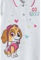 Camiseta De Paw Patrol Blanca Tipo Polo Para Niña 2T A 5T 3T de Nickelodeon