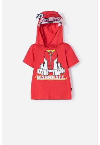 Camiseta De Paw Patrol Con Capucha Rojo Para Niño 2T A 6T 5T Nickelodeon