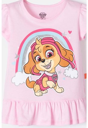 Conjunto De Paw Patrol Con Leggins Rosado Para Niña 2T A 5T 3T