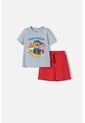 Conjunto De Paw Patrol Rojo Y Gris Jaspe Para Niño 2T A 6T 2T de Nickelodeon