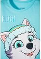 Camiseta De Paw Patrol Manga Corta Turquesa Para Niña 2T A 6T 4T de Nickelodeon