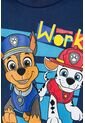 Camiseta Paw Patrol Manga Corta Azul Para Niño 2T A 5T 4T de Nickelodeon