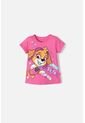 Camiseta De Paw Patrol Rosada Estampada En Frente Para Niña 2T A 5T 5T de Nickelodeon