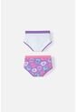 Pack X2 Panties Paw Patrol Blanco Y Morado Para Niña De 2T A 5T 2T de Nickelodeon