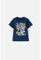 Camiseta Paw Patrol Manga Corta Azul Para Niño 2T A 5T 4T de Nickelodeon