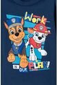Camiseta Paw Patrol Manga Corta Azul Para Niño 2T A 5T 4T de Nickelodeon