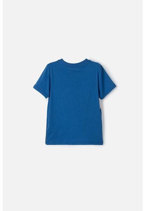 Camiseta De Paw Patrol Manga Corta Azul Para Niño 2T A 6T 4T