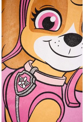 Camiseta De Paw Patrol Manga Corta Rosada Para Niña 2T A 6T 3T