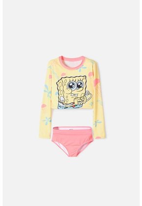 Conjunto De Baño Bob Esponja Multicolor Para Niña 8
