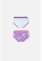 Pack X2 Panties Paw Patrol Blanco Y Morado Para Niña De 2T A 5T 4T de Nickelodeon