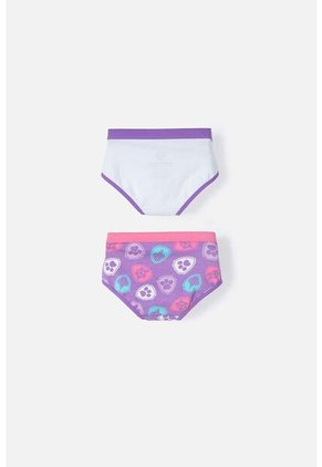 Pack X2 Panties Paw Patrol Blanco Y Morado Para Niña De 2T A 5T 4T