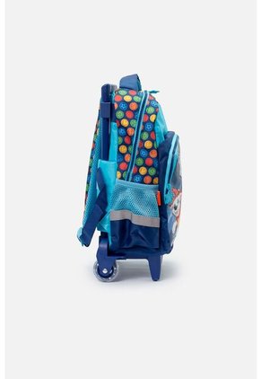 Morral De Paw Patrol 14" Con Ruedas Azul Para Niño U