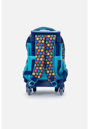 Morral De Paw Patrol 14" Con Ruedas Azul Para Niño U