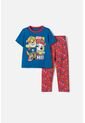 Pijama De Paw Patrol Con Pantalón Largo Azul Y Rojo Para Niño 2T A 6T 5T de Nickelodeon