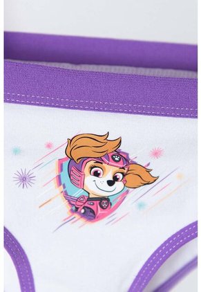 Pack X2 Panties Paw Patrol Blanco Y Morado Para Niña De 2T A 5T 4T