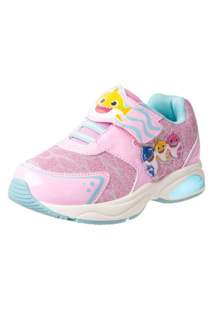 Zapatos Deportivos Babyshark Para Niña Pequeña Rosa Nickelodeon 195730