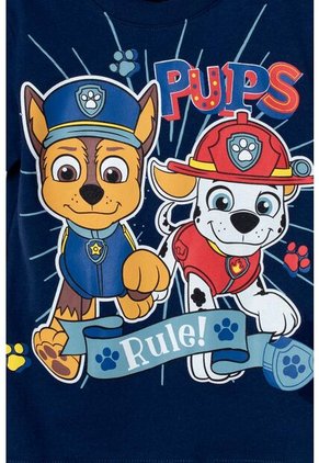 Camiseta De Paw Patrol Estampada Azul Para Niño De 2T A 5T 5T