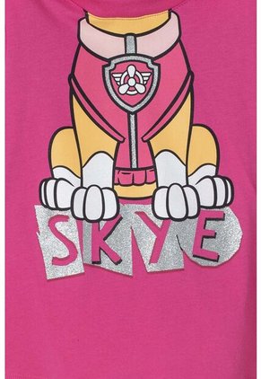 Camiseta De Paw Patrol Fucsia Con Capucha Para Niña 2T A 5T 4T